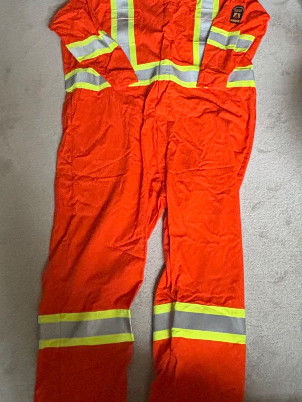 Wildrose Garments Fire Resistant Hi-Viz Traffic Safety Coverall 68T NEW